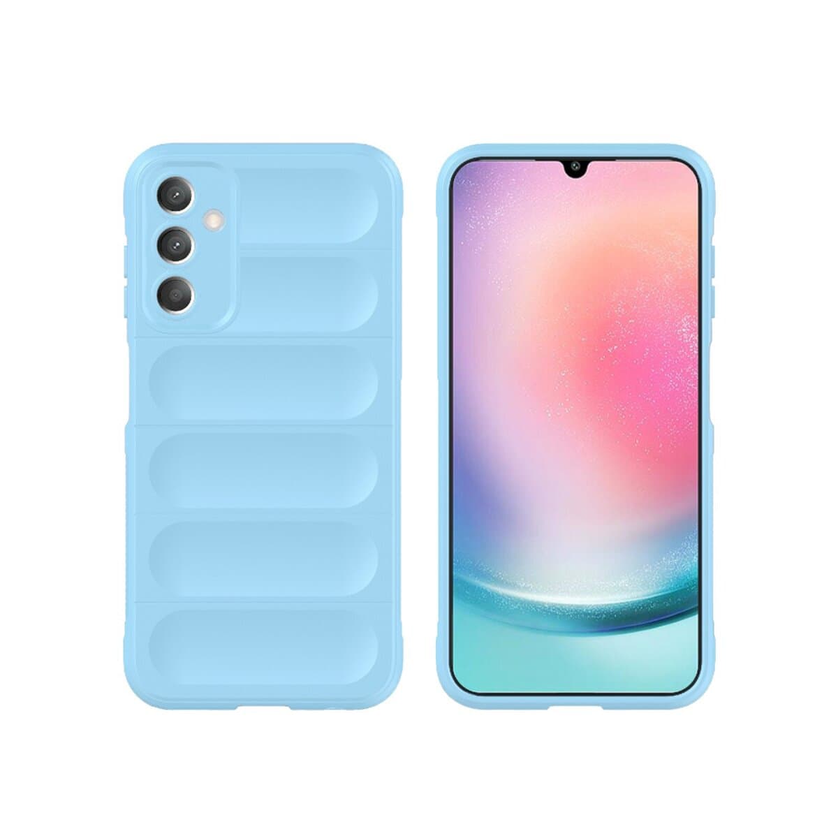 Защитный чехол-накладка Cosmic Magic Shield для Samsung Galaxy A25 5G Light Blue (MagicShSAA255GBlue)