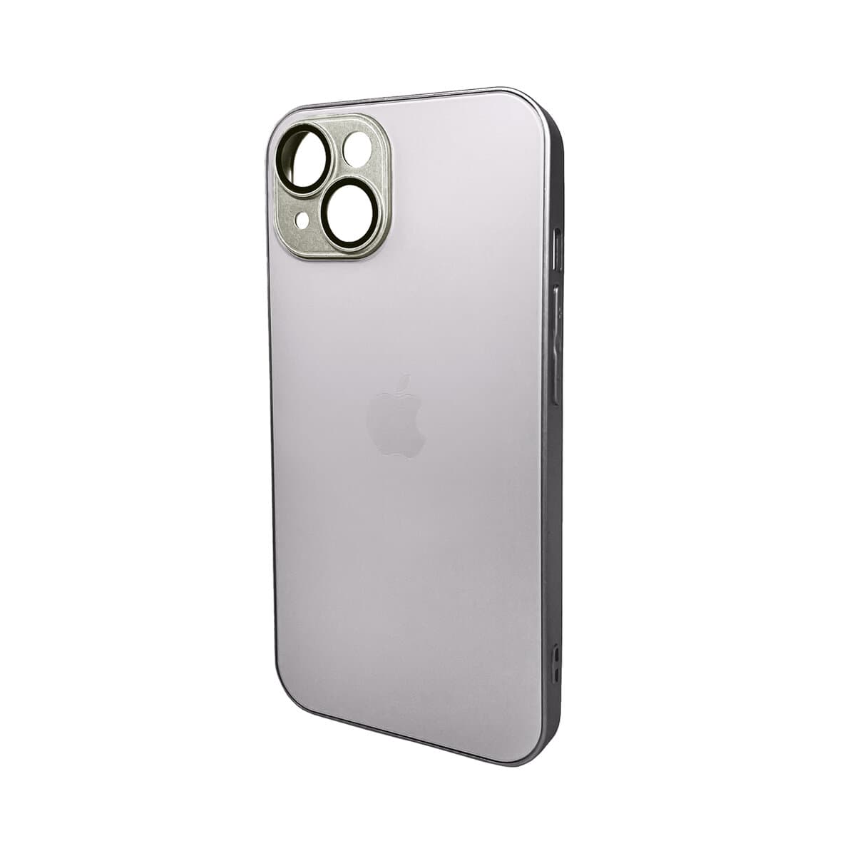 Захисний чохол-накладка AG Glass Matt Frame Color Logo для Apple iPhone 14 Titanium Grey (AGMattFrameiP14Grey)