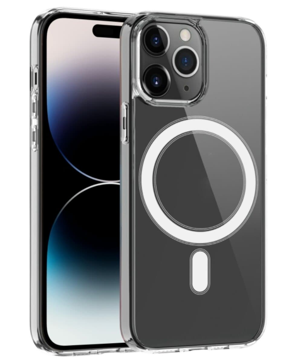 Защитный чехол-накладка Cosmic Acrylic MagSafe HQ для Apple iPhone 14 Pro Transparent (Acrili14pClear)