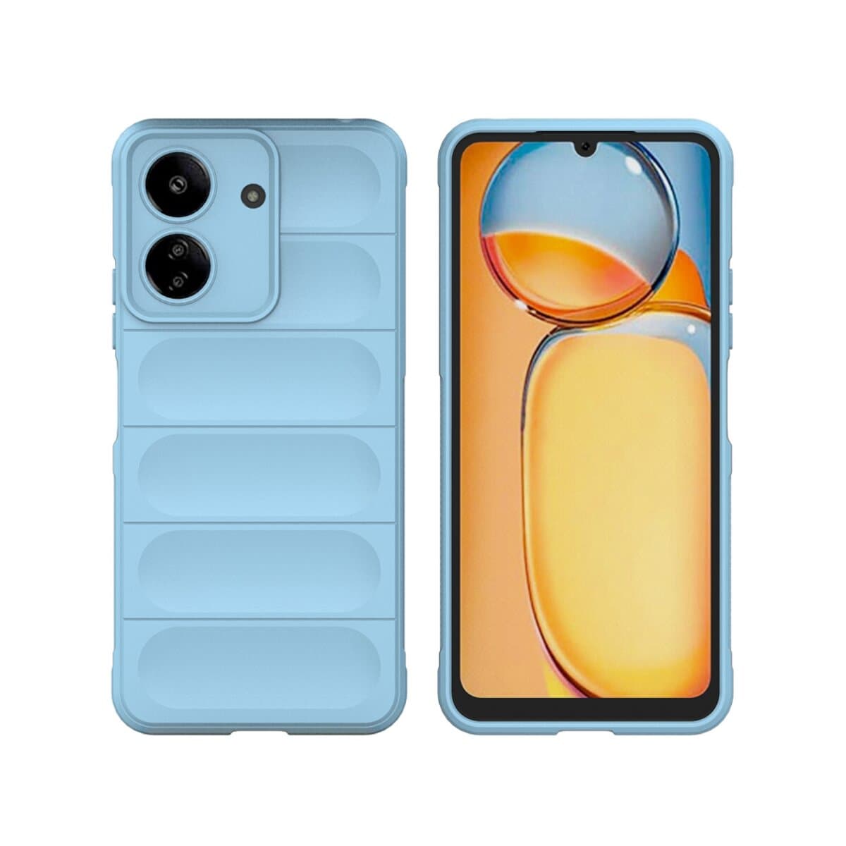 Защитный чехол-накладка Cosmic Magic Shield для Xiaomi Redmi 13C 4G/POCO C65 Light Blue (MagicShXi13CBlue)