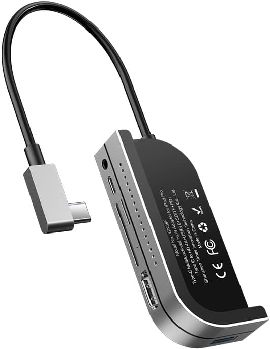 Док-станция хаб Baseus USB3.1 Type-C to HDMI USB 3.0x3 TF SD Type C PD 3.5mm Dark Grey (CAHUB-WJ0G)