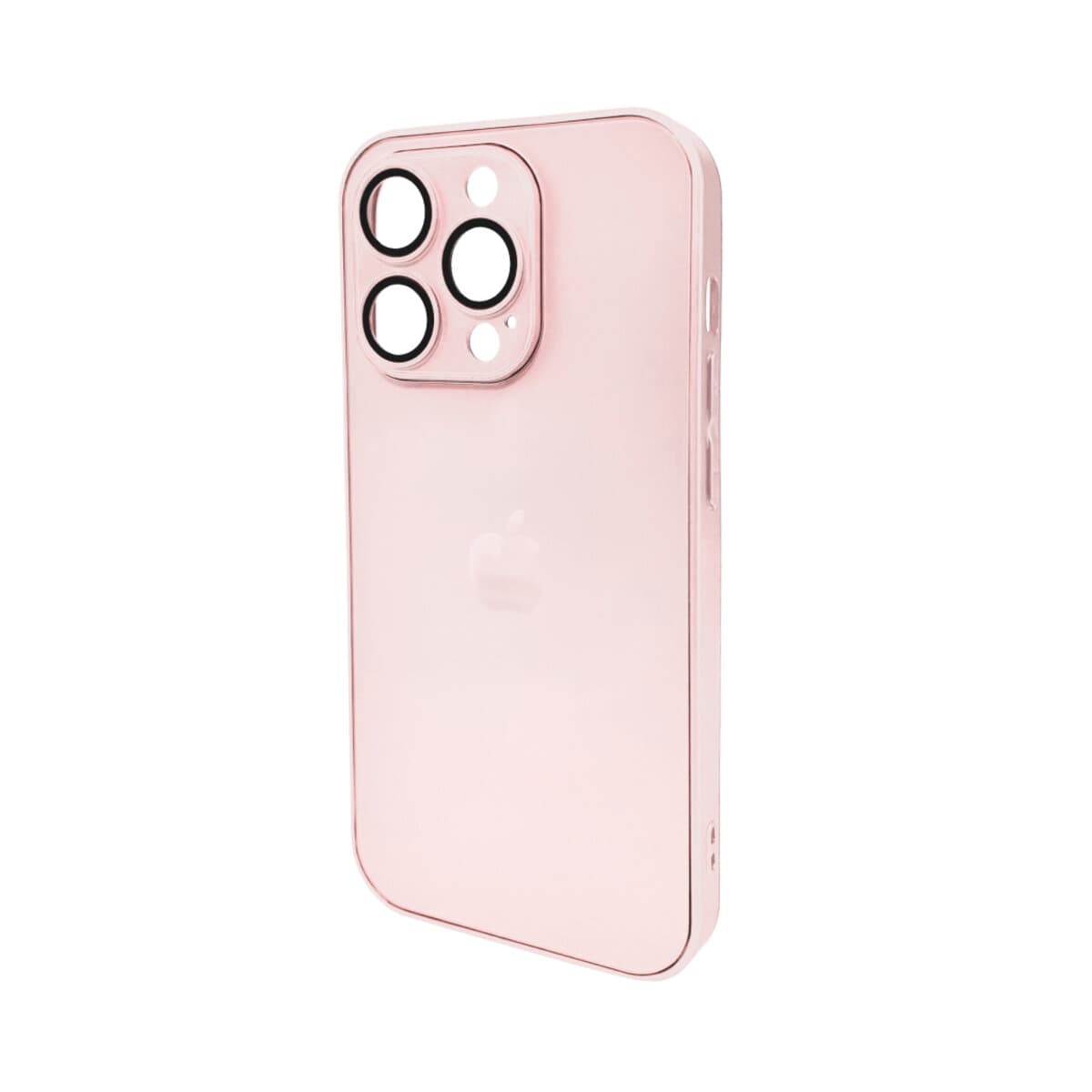 Защитный чехол-накладка AG Glass Matt Frame для Apple iPhone 14 Pro Chanel Pink (AGMattFrameiP14PPink)