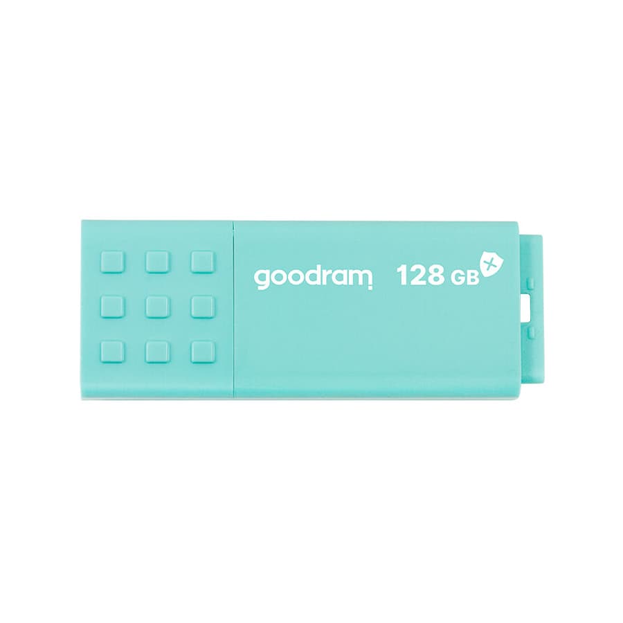 Флеш пам'ять флешка GoodRAM UME3 128GB USB Flash USB 3.0 CARE Antibacterial Turquoise (UME3-1280CRR11#)