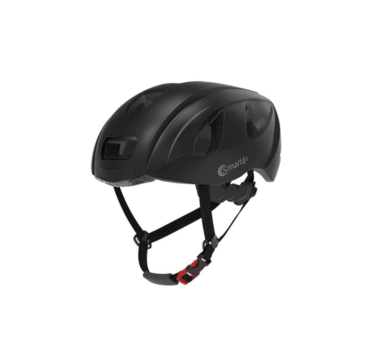 Захисний велосипедний шолом Smart4u R55 L 58-62см акустика мікрофон сигнали поворотів та стопів APP пульт BR80 Black (ZHLIV-000R55-5340)