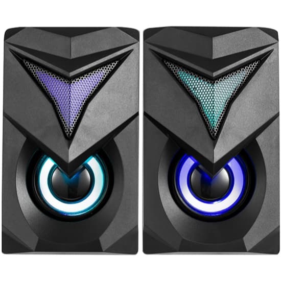 Компьютерные колонки XTRIKE ME SK-405 2.0 6W LED USB Black (SK-405)