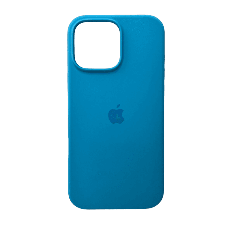 Захисний чохол-накладка Silicone Full Case AA Open Cam for Apple iPhone 16 Pro Surf Blue (FullOpeAAi16P-38)