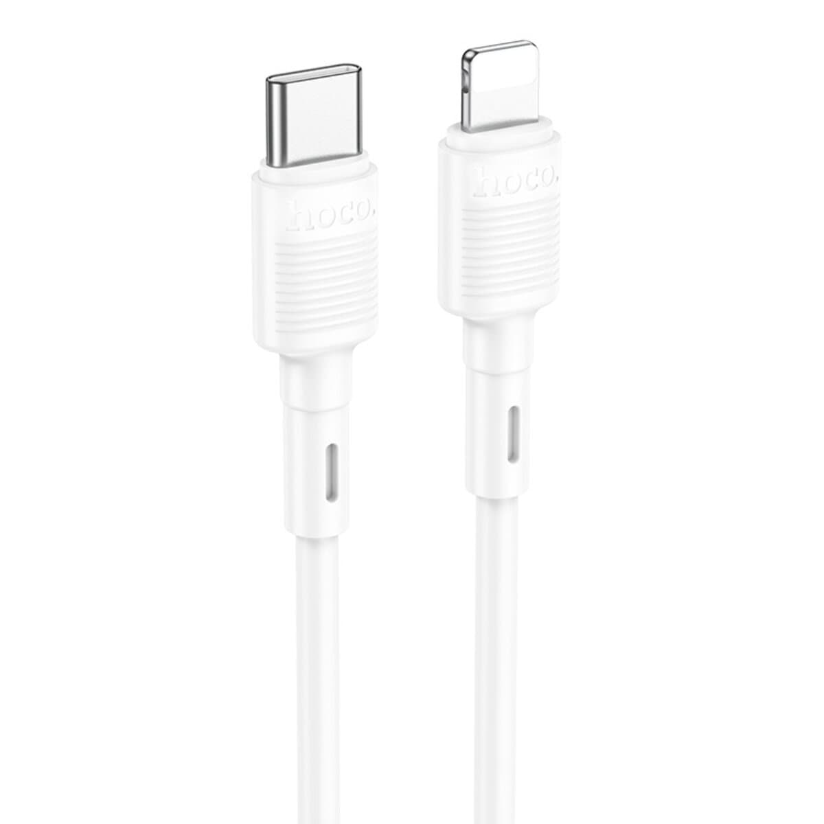 Кабель HOCO X83 Type-C to Lightning 20W 1m PVC connectors White