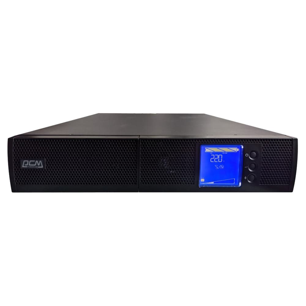 Джерело безперебійного живлення ДБЖ Powercom SNT-3000 IEC 3000ВА/3000Вт RS232 USB 8IEC +1*С19 LCD Black