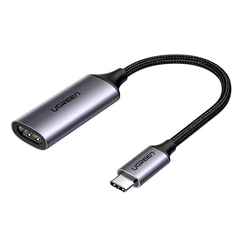 Перехідник UGREEN CM297 USB 2.0 Type-C to HDMI V2.0 4K 60Hz 10 см Grey (70444)