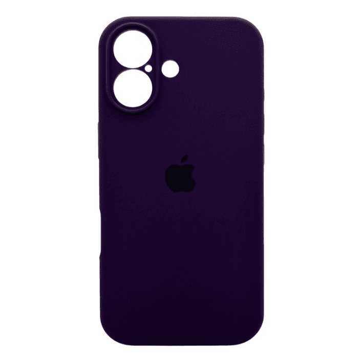 Защитный чехол-накладка Silicone Full Case AA Camera Protect для Apple iPhone 17 Berry Purple (FullAAi17-59)