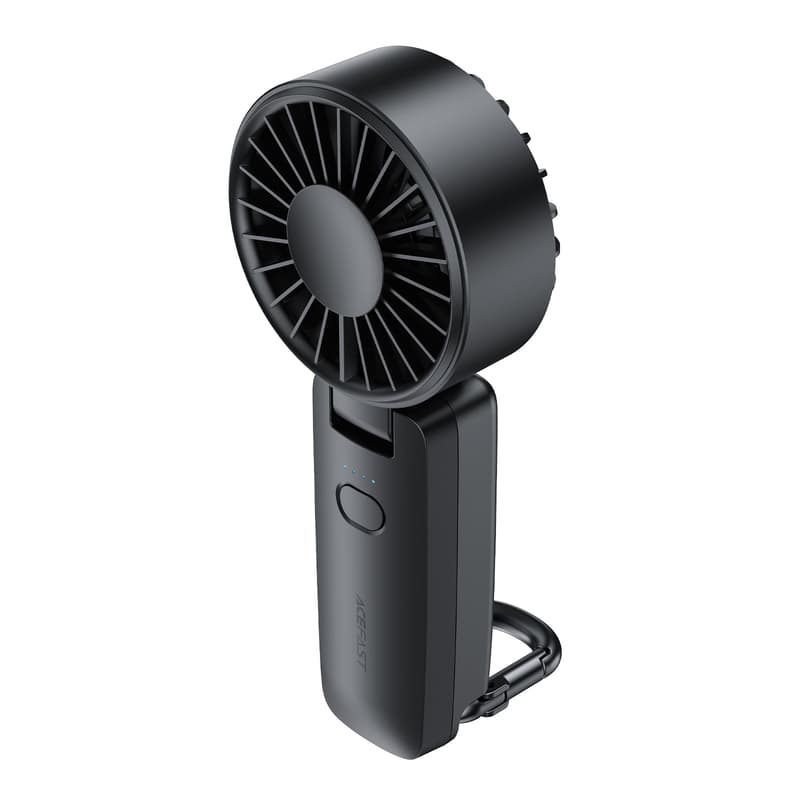 Портативний вентилятор ACEFAST YF2 folding handheld fan 1800mAh 4 швидкості Black