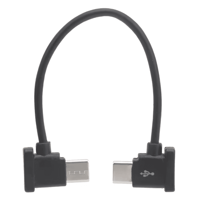 Кабель угловой Type-C to Type-C для DJI 15см Black (500221)