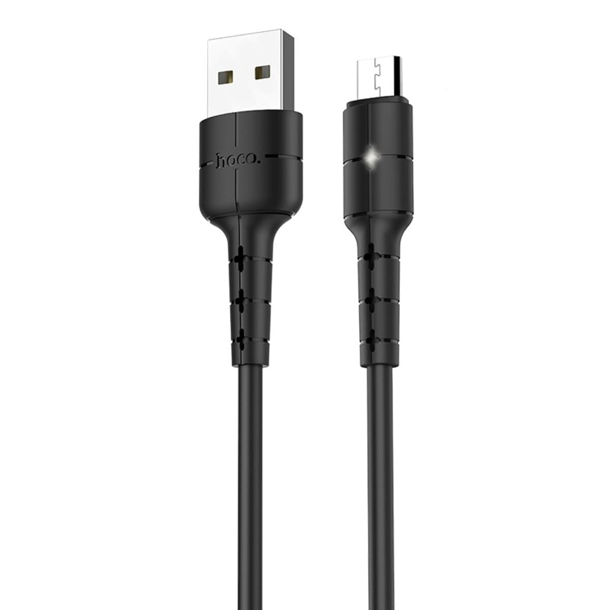 Кабель HOCO X30 Star Charging data cable USB to MicroUSB 2A 1.2m Black