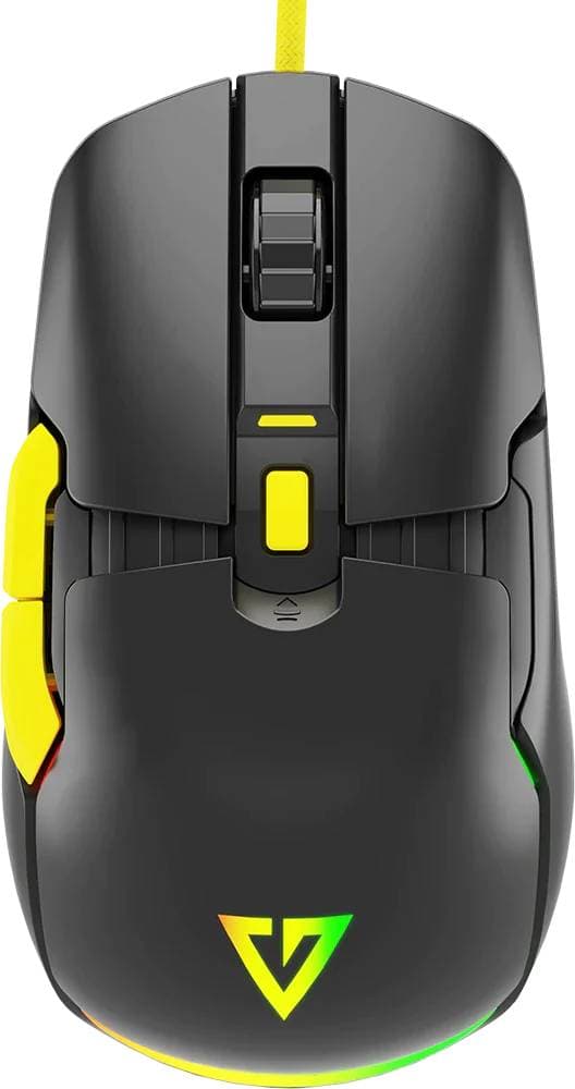Ігрова дротова мишка Modecom Jager Volcano 12400 dpi 7кн RGB Hot-Swap Black (M-MC-JAGER-100)