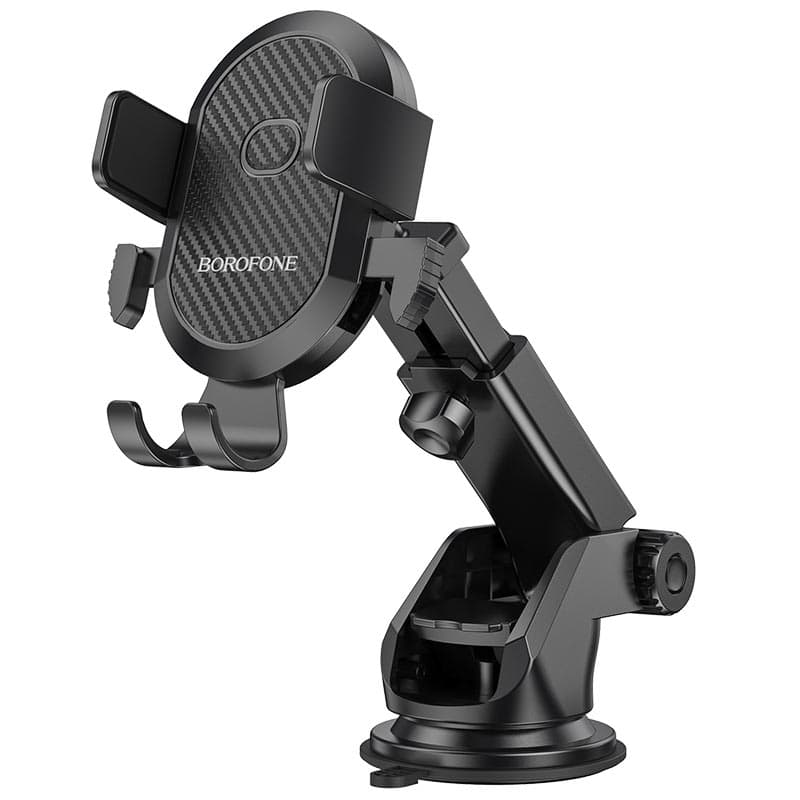 Тримач для телефону автотримач BOROFONE BH39 Amazing bay one touch center console car holder Black