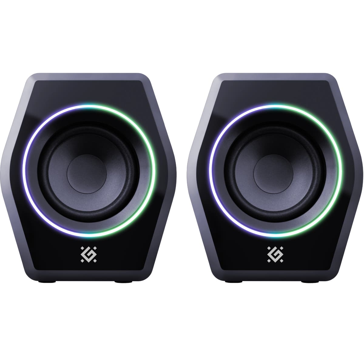 Комп'ютерні колонки Defender Solar 9 2.0 10Вт Bluetooth RGB USB Black (65939)