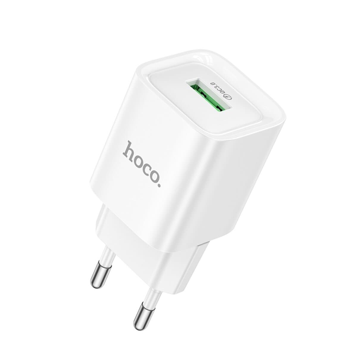Зарядний пристрій HOCO C145A Charm single port QC3.0 charger EU 1xUSB White