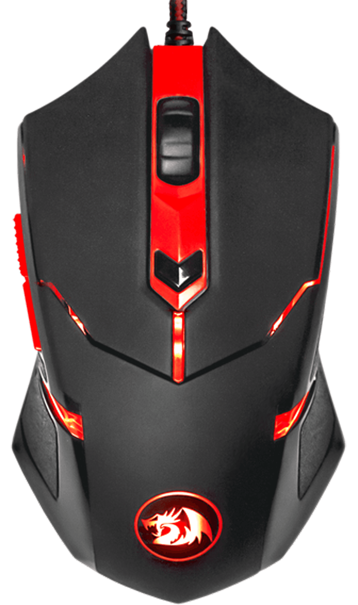 Дротова ігрова мишка Redragon Centrophorus 3200dpi 6кн Black-Red (75004)