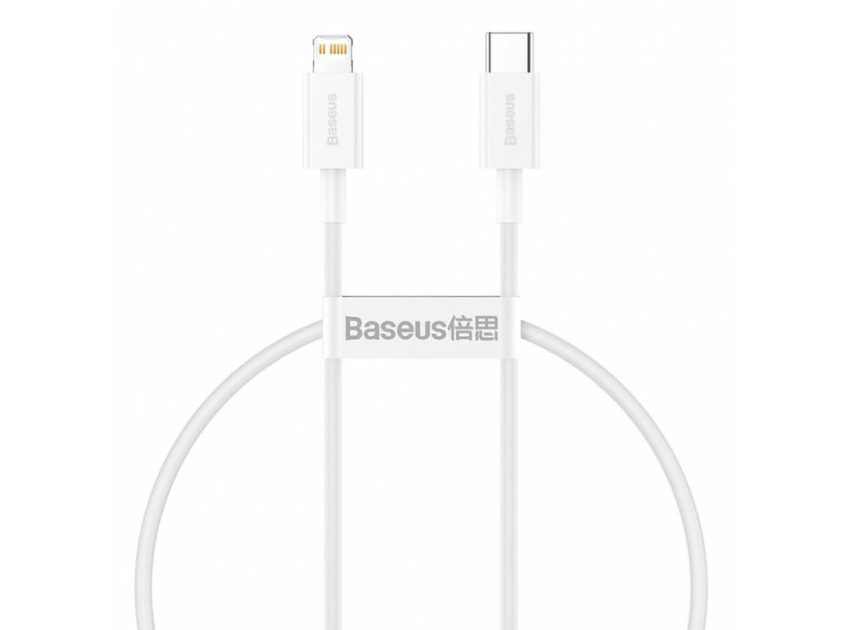 Кабель Baseus Superior Series Fast Charging Data Cable Type-C to Lightning PD 20W 0.25m White (CATLYS-02)