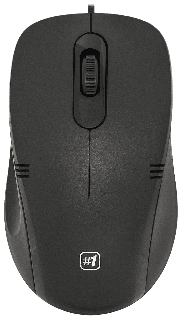 Проводная мышка Defender #1 MM-930 52930 3кн 1200 dpi USB Black