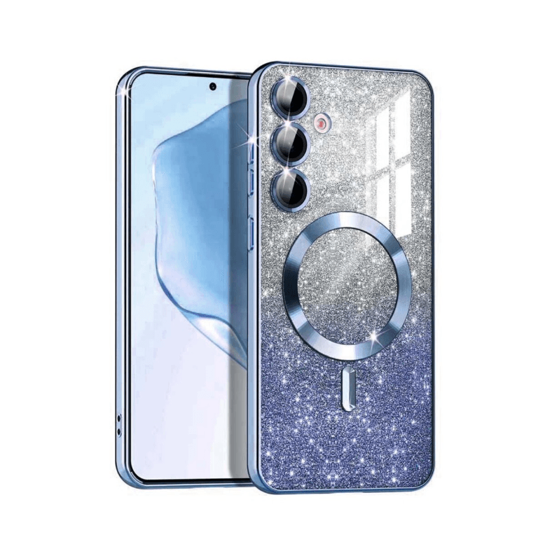 Защитный чехол-накладка Cosmic CD Shiny Magnetic для Samsung Galaxy S24 Plus Deep Blue (CDSHIS24PDeepBlue)