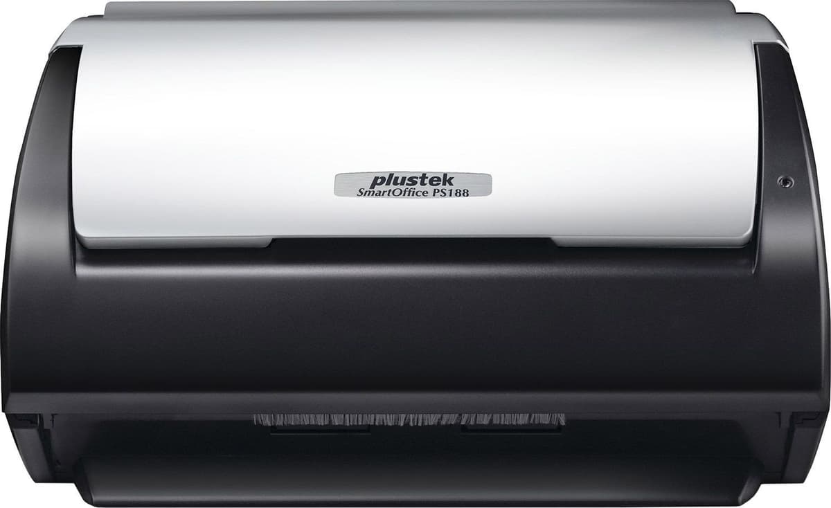 Сканер Plustek SmartOffice PS188 A4 600x600dpi 48bit 30стор/хв ADF LED протяжний потоковий Black (0289TS)