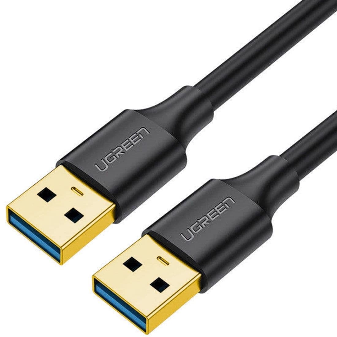 Кабель UGREEN US128 USB 3.0 AM to USB 3.0 AM 0.5м Black (10369)