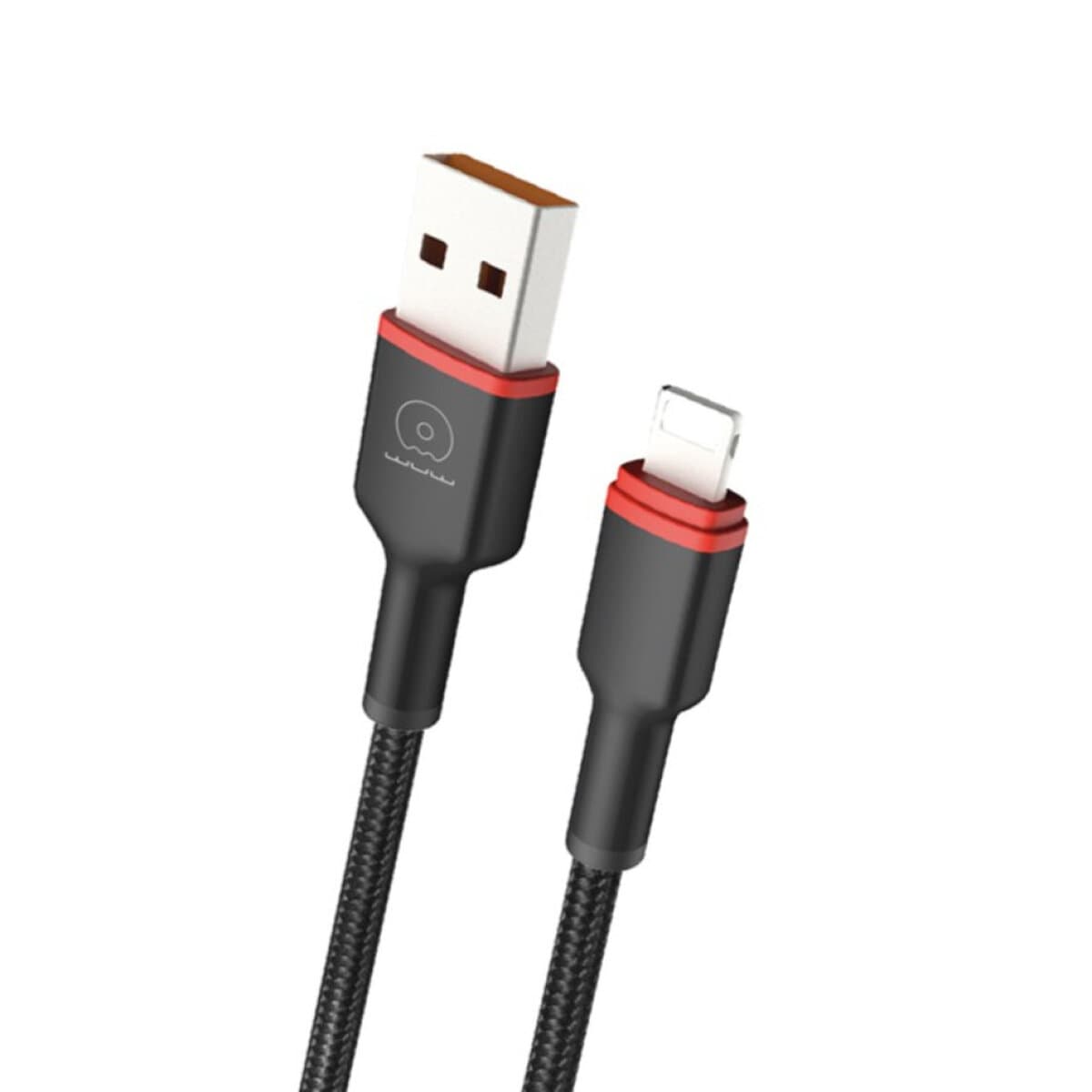Кабель WUW X203 USB to Lightning 2.4А 1m Black