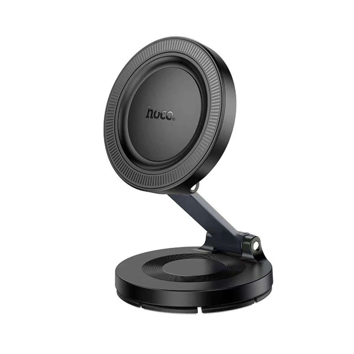 Тримач для телефону автотримач HOCO H61 Show folding ring magnetic car holder dashboard Black