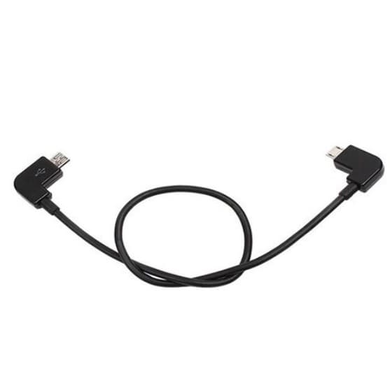 Кабель OTG MicroUSB to MicroUSB для пульта DJI 28см Black (439163)