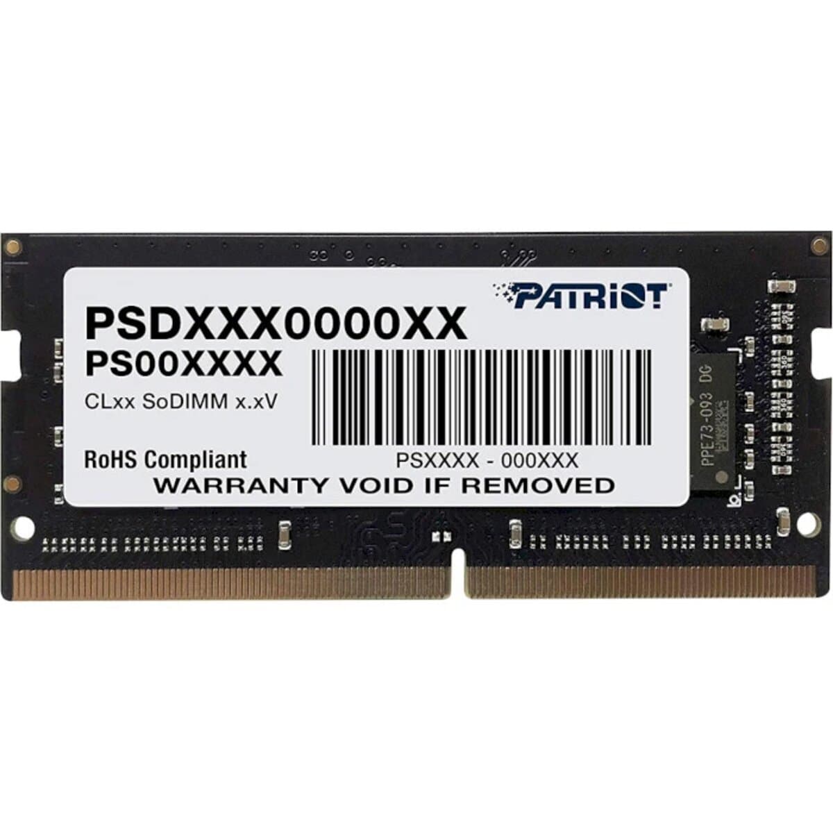 Оперативная память DDR4 Patriot SL 32GB 3200MHz CL22 SODIMM (PSD432G32002S)