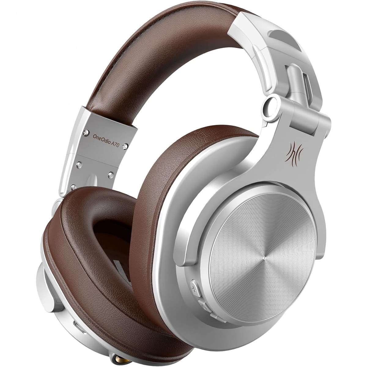 Бездротові навушники OneOdio Fusion A70 Bluetooth+3.5мм/6.35мм 650mAh Silver-Brown (A70 Silver Brown)