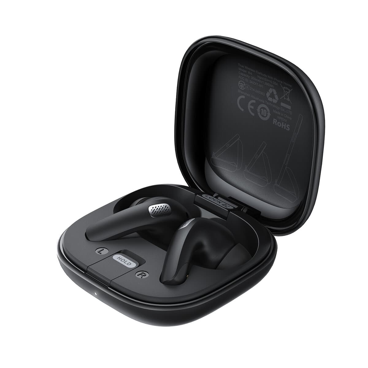 Бездротові навушники ACEFAST W4 true wireless earbuds with phone stand BT5.4 350mAh Black