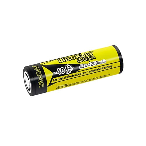 Акумулятор LiitoKala Lii-LT42A 21700 високотоковий Li-ion 3.7В 4200мАг 42А 10C (799108)