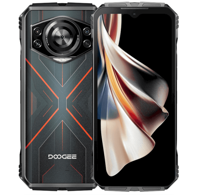 Смартфон Doogee S cyber 6.58" FHD+ 8GB 256GB T606 10800mAh 50+16Мп Black (Cyber 8+256GB Black)