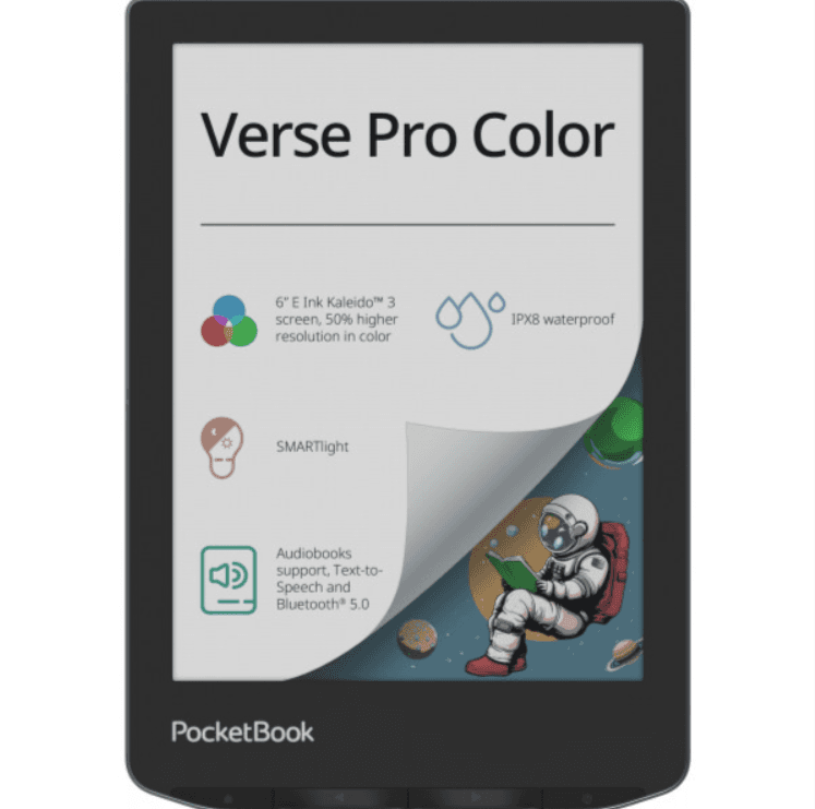 Електронна книга PocketBook Verse Pro Color 6'' PB634K3 2100mAh Stormy Sea (PB634K3-1-CIS)