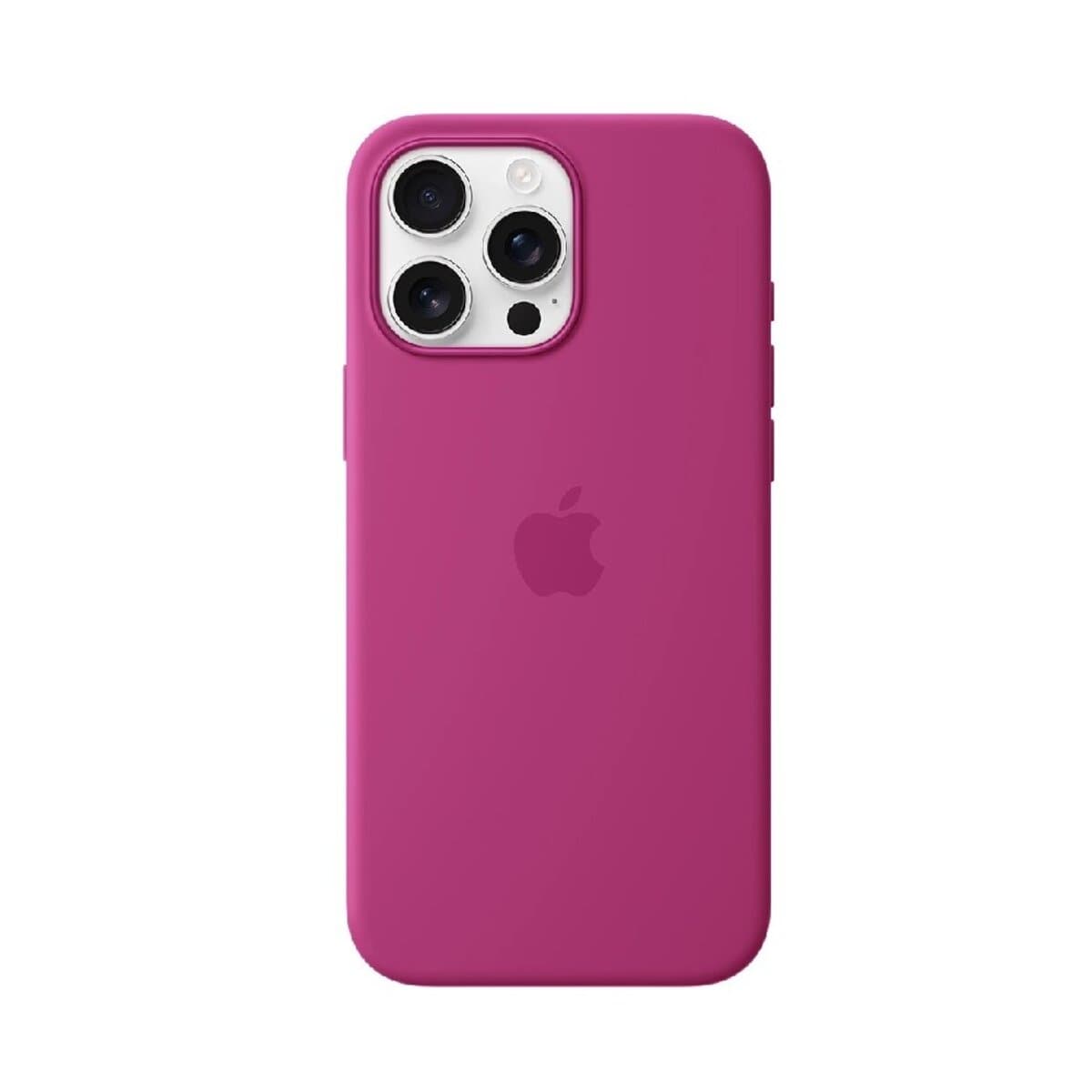 Захисний чохол-накладка Silicone Full Case AAA MagSafe IC для iPhone 16 Pro Moon Red (Orig16PRed)
