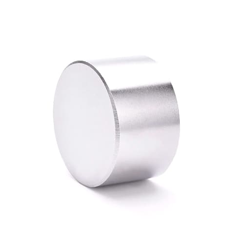 Сильный дисковый неодимовый магнит 45x25мм N35 Silver (687046)