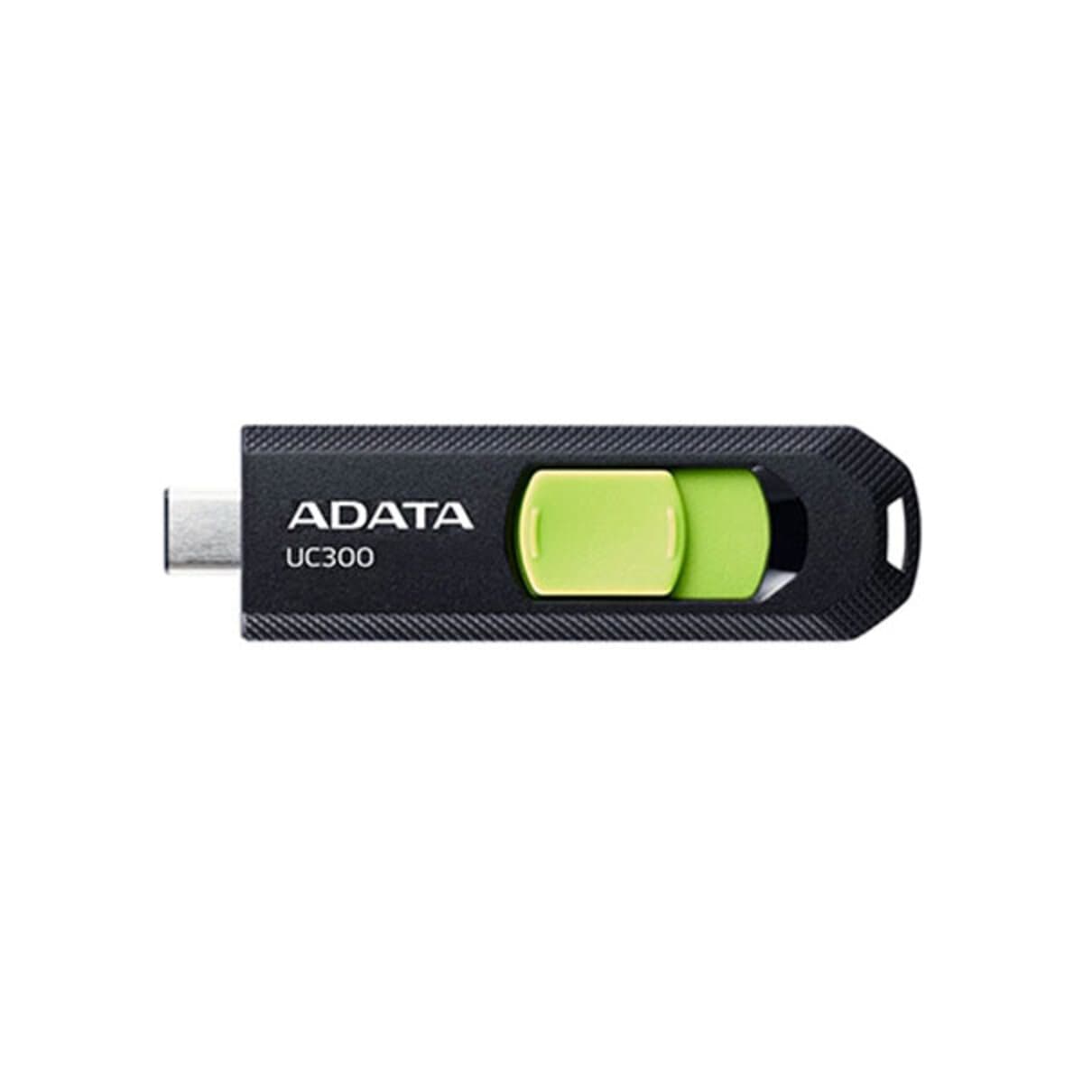 Флеш память флешка Flash Adata UC300 Type-C 256Gb USB 3.2 Gen1 Black-Green (ACHO-UC300-256G-RBK/GN)