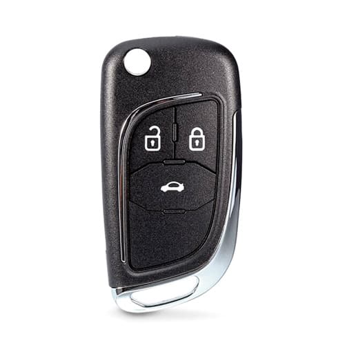 Корпус под выкидной ключ и чип Chevrolet 3 кнопки DKT0269 HU100 (510115)