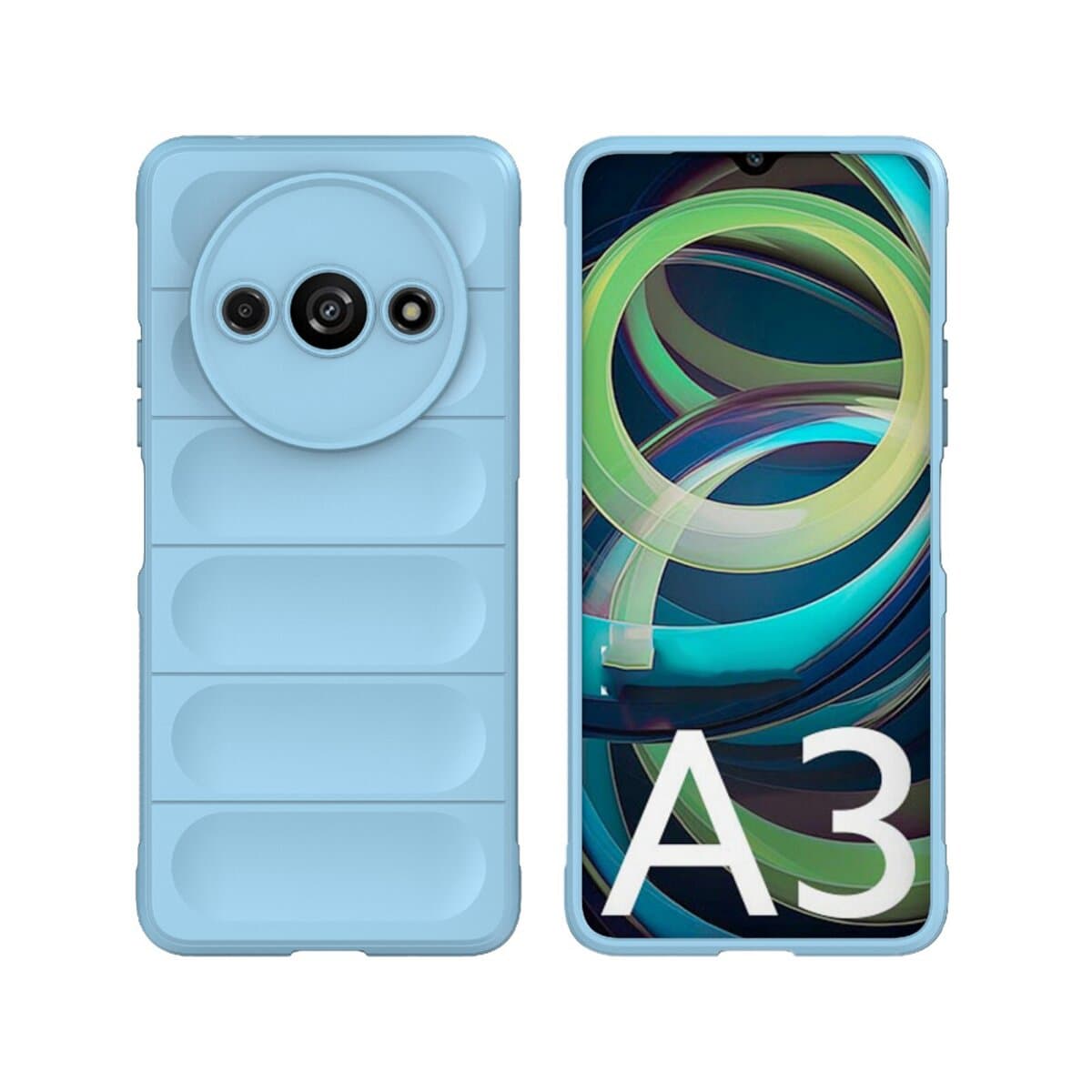 Защитный чехол-накладка Cosmic Magic Shield для Xiaomi Redmi A3 4G Light Blue (MagicShXiA3Blue)