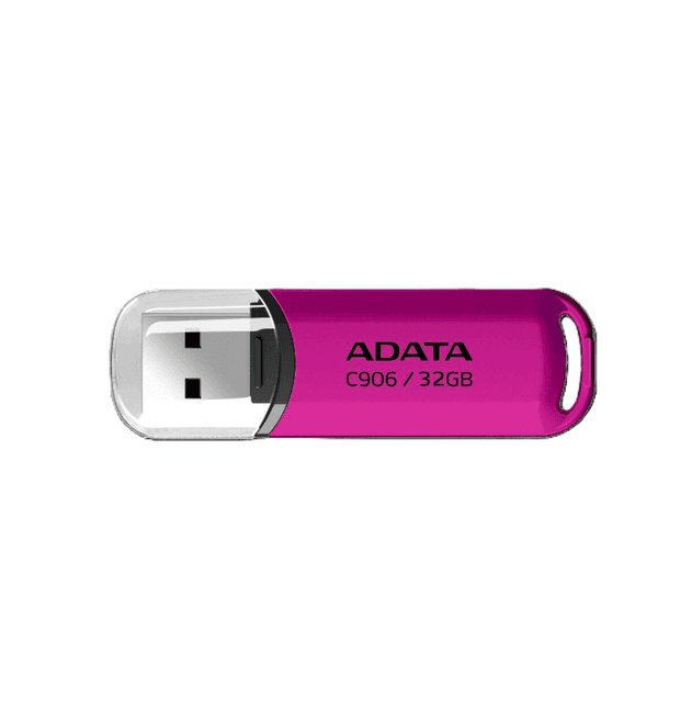 Флеш пам'ять флешка A-DATA C906 32Gb USB 2.0 Purple Pink (AC906-32G-RPP)