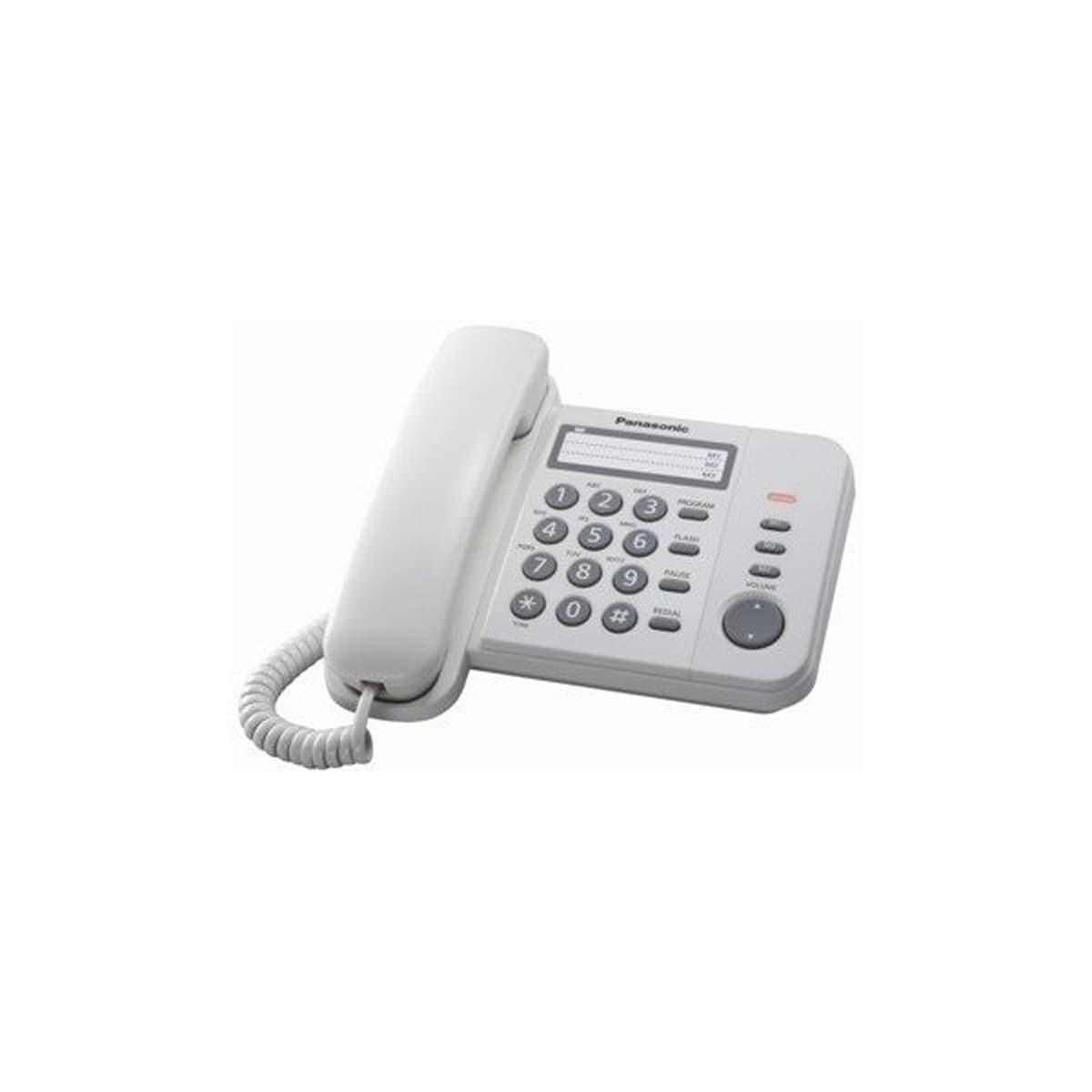 Дротовий стаціонарний телефон Panasonic KX-TS2352UAW White