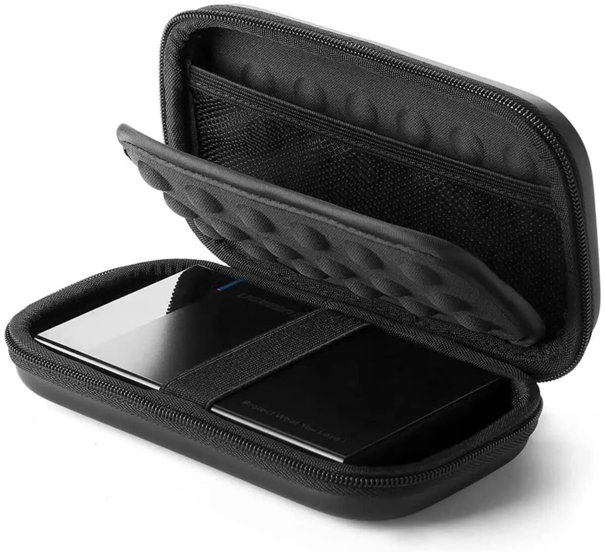 Сумка органайзер для HDD та електроніки UGREEN LP128 Hard Disk Case Small Size Black (UGR-40707)