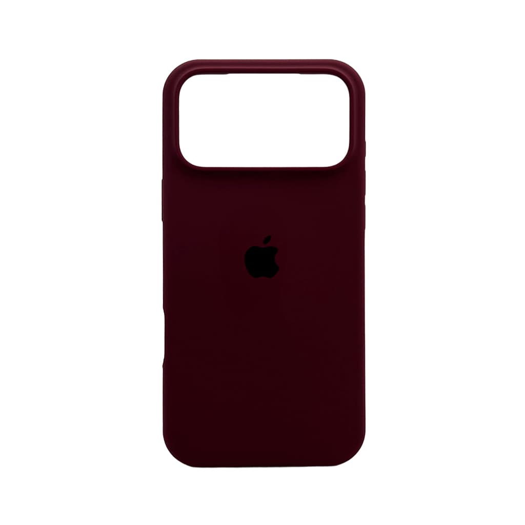 Защитный чехол-накладка Silicone Full Case AA Open Cam для Apple iPhone 17 Pro Max Maroon (FullOpeAAi17PM-35)
