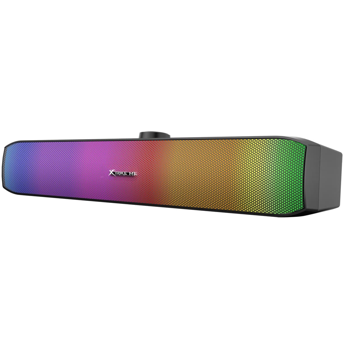 Компьютерная колонка саундбар XTRIKE ME SK-605 USB + 3.5mm 3Вт LED RGB Black (SK-605)