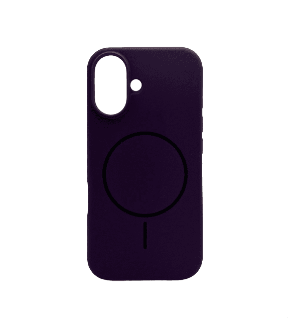 Захисний чохол-накладка Cosmic Silicone Case Magnetic для Apple iPhone 16 Dark Purple (SilMag16-30)