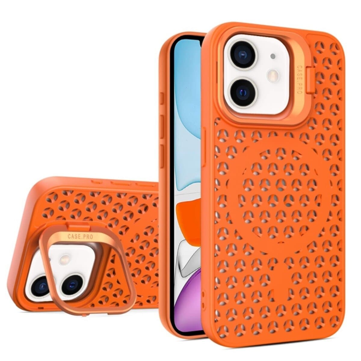 Защитный чехол-накладка Cosmic Grater Stand для Apple iPhone 11 Orange (GRASTiP11Orange)