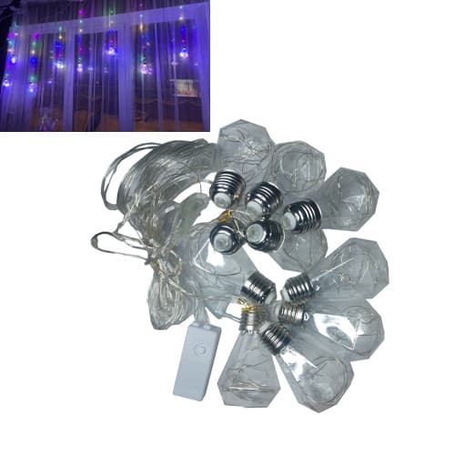 Світлодіодна новорічна гірлянда Лампи кольорова 150 LED 3 x 1.5м (510329)
