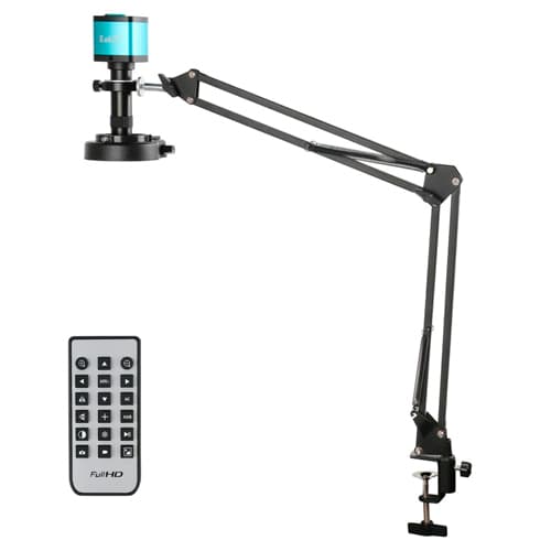 Цифровий відеомікроскоп на штативі Eakins 48Мп 4K 1-130X HDMI USB LED і ДУ Black (535009)